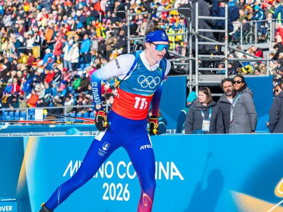 Jakub Borguľa počas ZOH 2026.