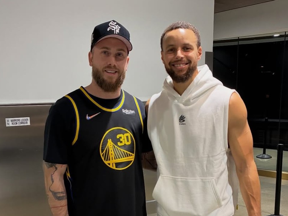 Dominik Holec a Steph Curry
