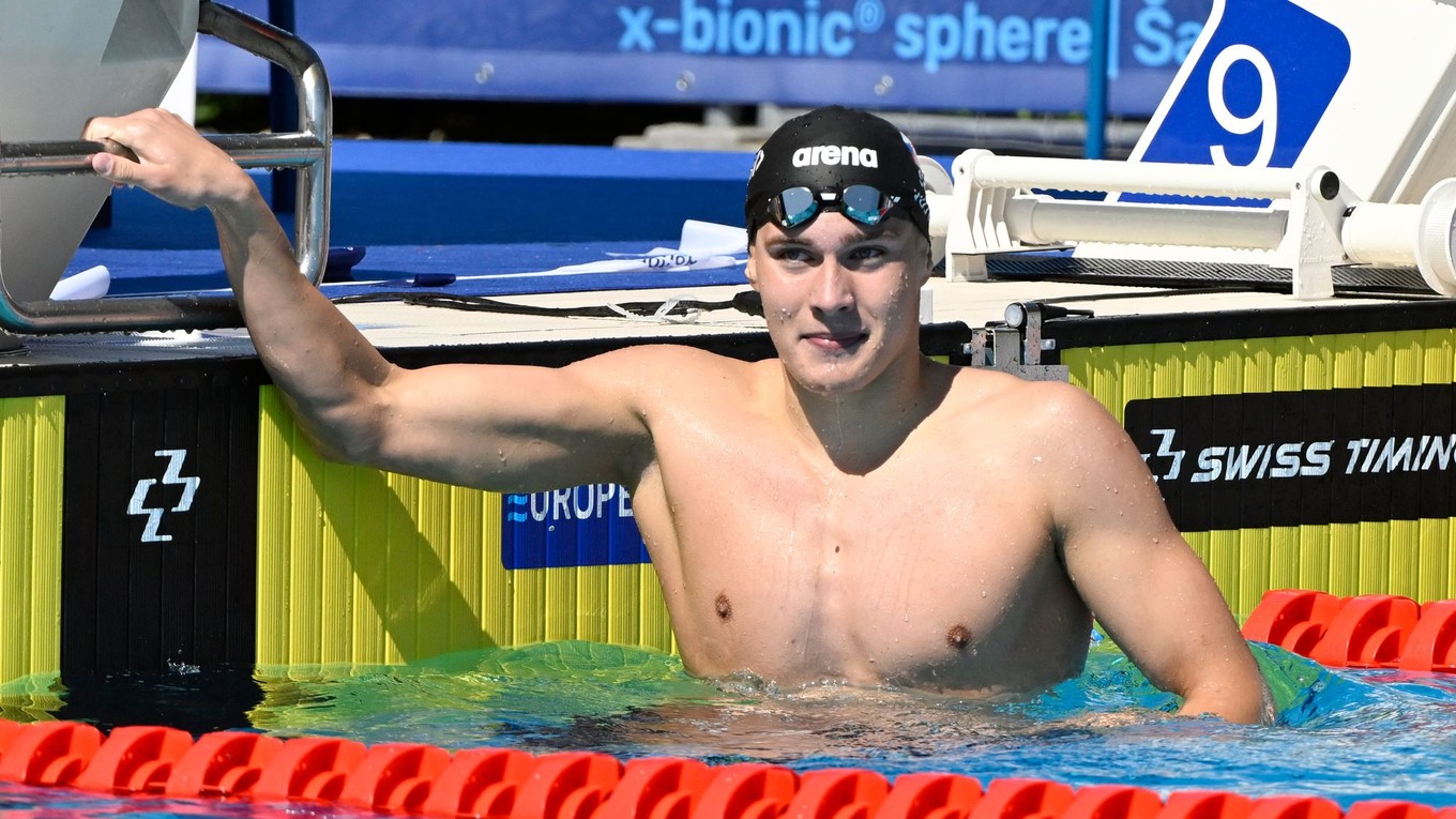 Milan Vojtko počas ME juniorov v Šamoríne.