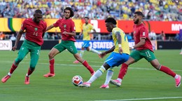 Vinicius Junior (7) v zápase Brazília - Maroko na MS vo futbale 2026.