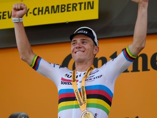 Belgický cyklista Remco Evenepoel vyhral časovku na Tour de France 2024.