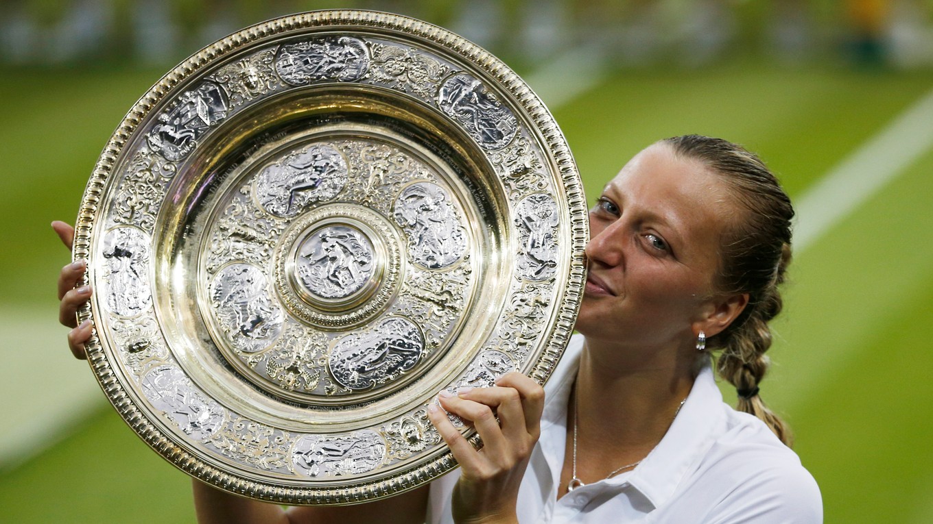 Petra Kvitová vyhrala Wimbledon v rokoch 2011 a 2014.
