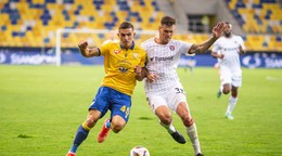 Martin Škrtel v drese FC Spartak Trnava v zápase proti DAC Dunajská Streda v sezóne 2021/2022.