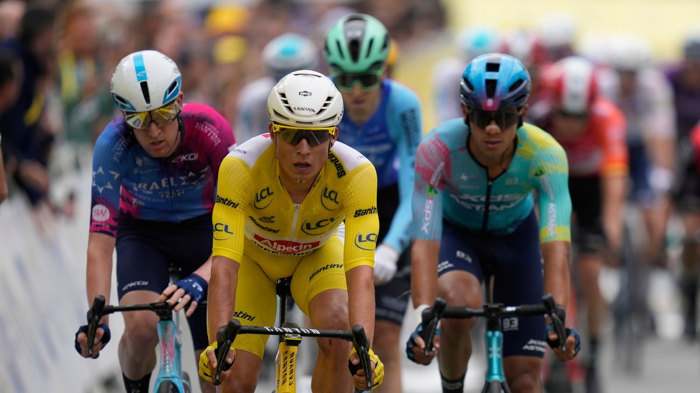 Cyklisti na Tour de France 2025. 