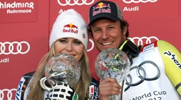 Lindsey Vonnová a Aksel Lund Svindal
