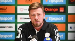 Na snímke hlavný tréner MFK Skalica Roman Hudec.