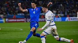 Martin Valjent v zápase s Kosovom