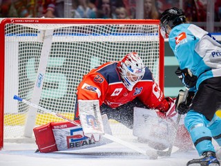 Fotka zo zápasu HC Dynamo Pardubice - Pelicans Lahti.