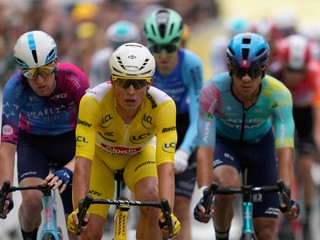 Cyklisti na Tour de France 2025. 