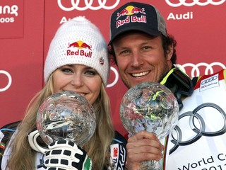 Lindsey Vonnová a Aksel Lund Svindal