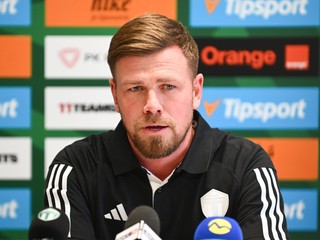 Na snímke hlavný tréner MFK Skalica Roman Hudec.