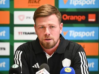 Na snímke hlavný tréner MFK Skalica Roman Hudec.