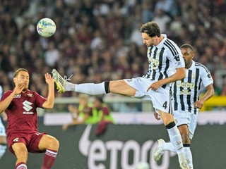 Fotka zo zápasu FC Turín - Juventus Turín.