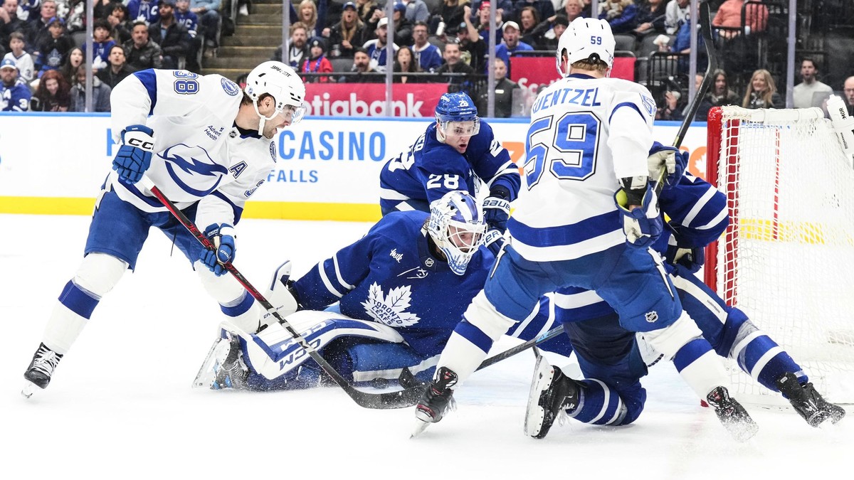 Momentka zo zápasu Toronto - Tampa