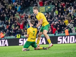 Radosť Žilinčanov po triumfe nad Liverpoolom.