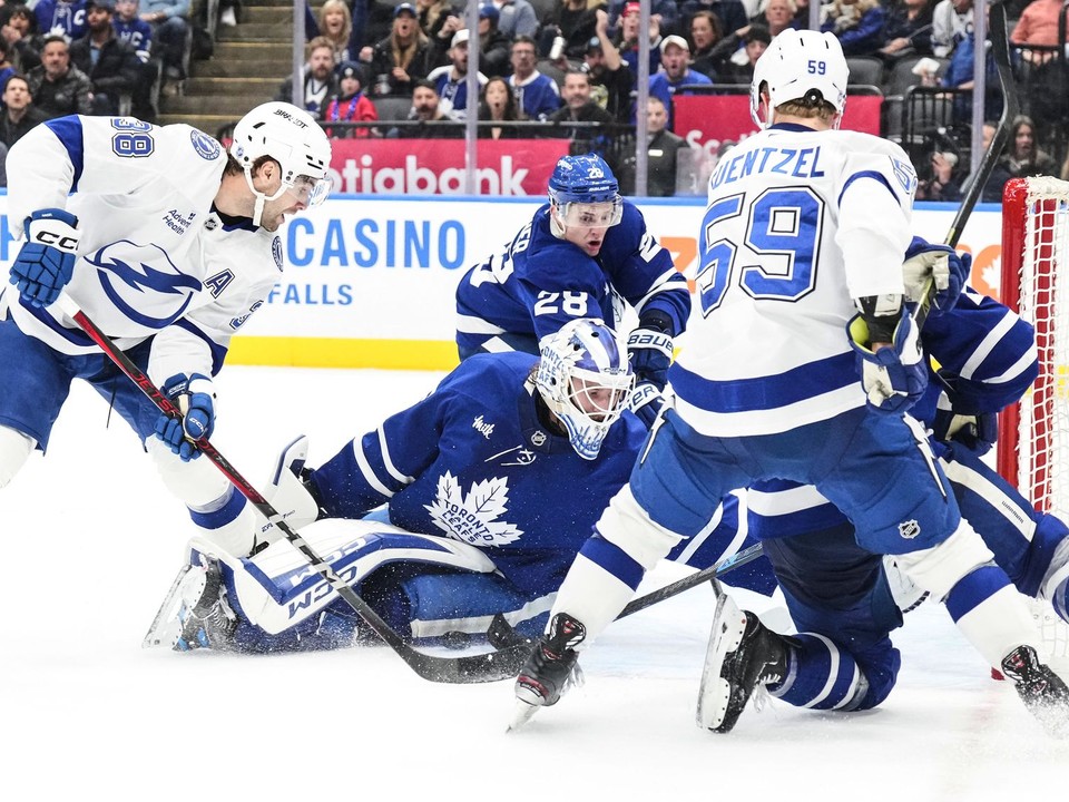 Momentka zo zápasu Toronto - Tampa