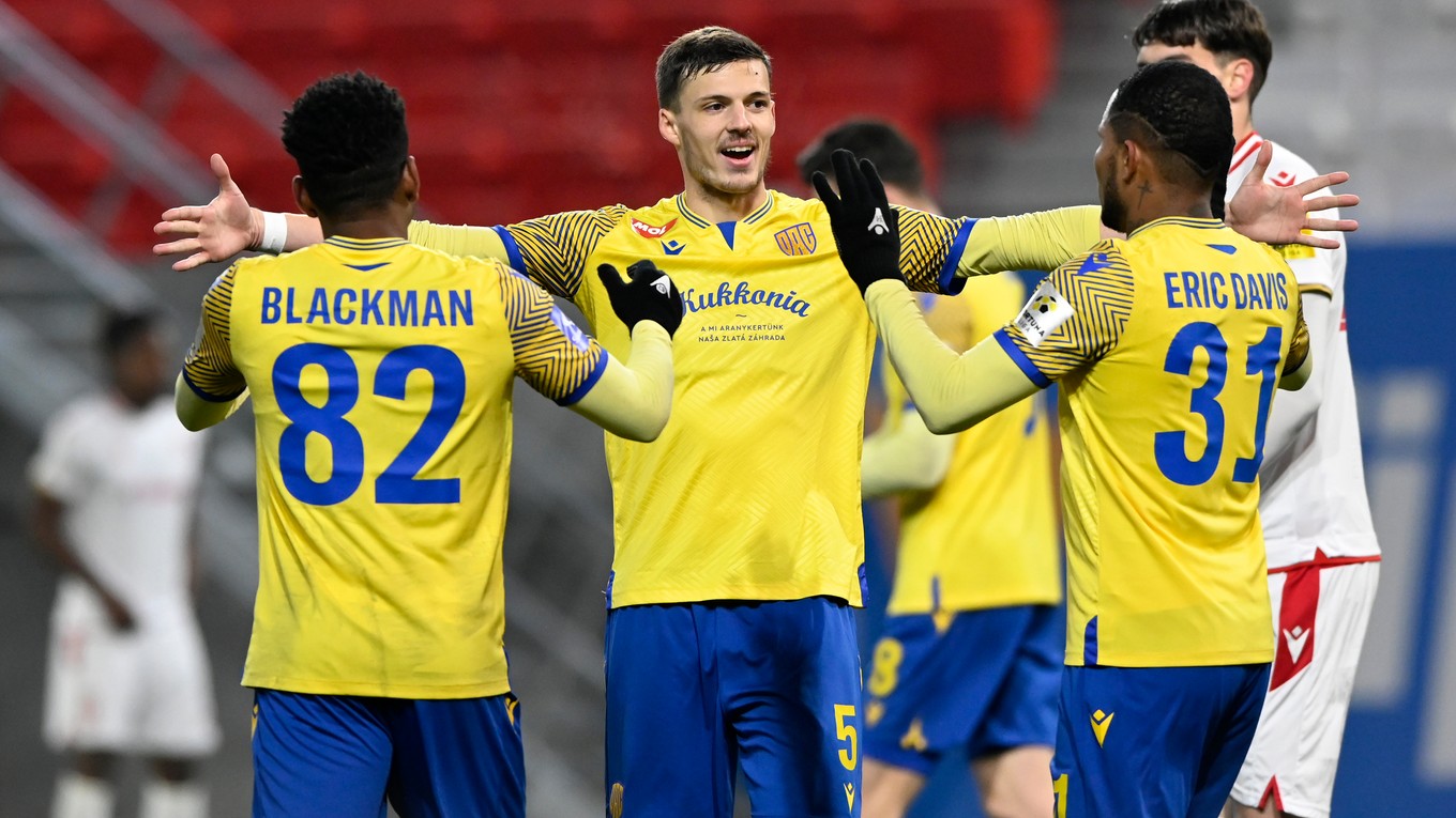 Futbalisti FC DAC 1904 Dunajská Streda.