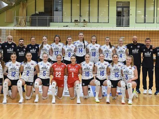 Slovenské volejbalistky.