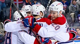 Juraj Slafkovský (vpravo)