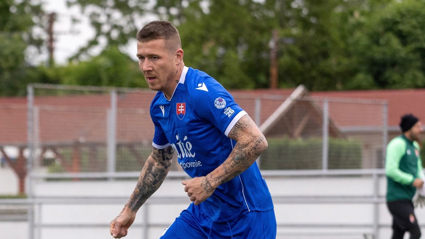 Juraj Kucka v drese Slovenska.