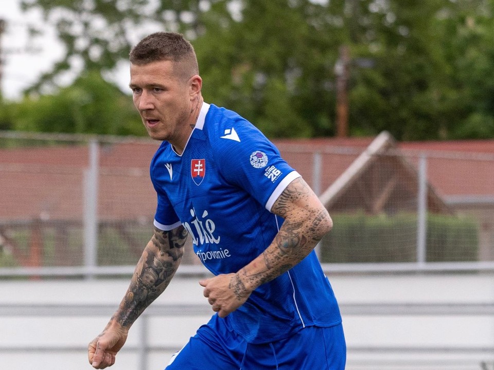 Juraj Kucka v drese Slovenska.
