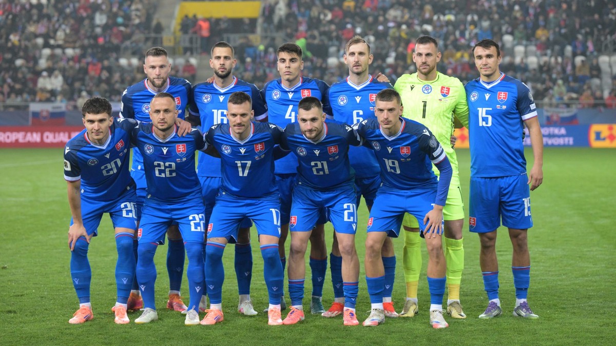 Futbalisti Slovenska.