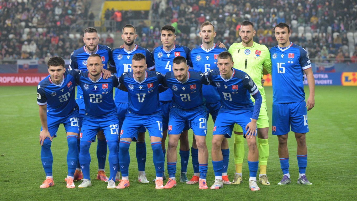 Futbalisti Slovenska.