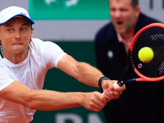 Slovenský tenista Jozef Kovalík na grandslamovom turnaji Roland Garros v Paríži.