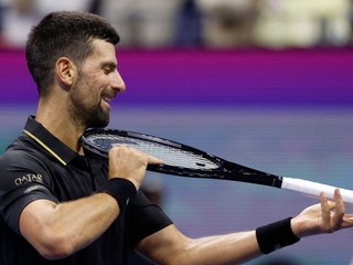 Srbský tenista Novak Djokovič počas US Open 2025.