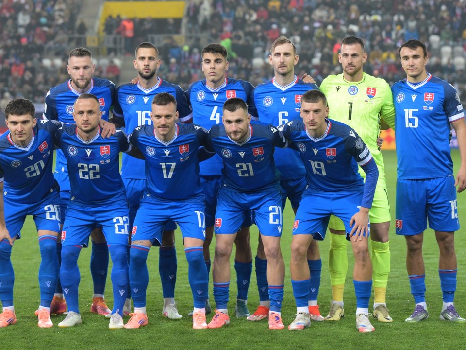 Futbalisti Slovenska.