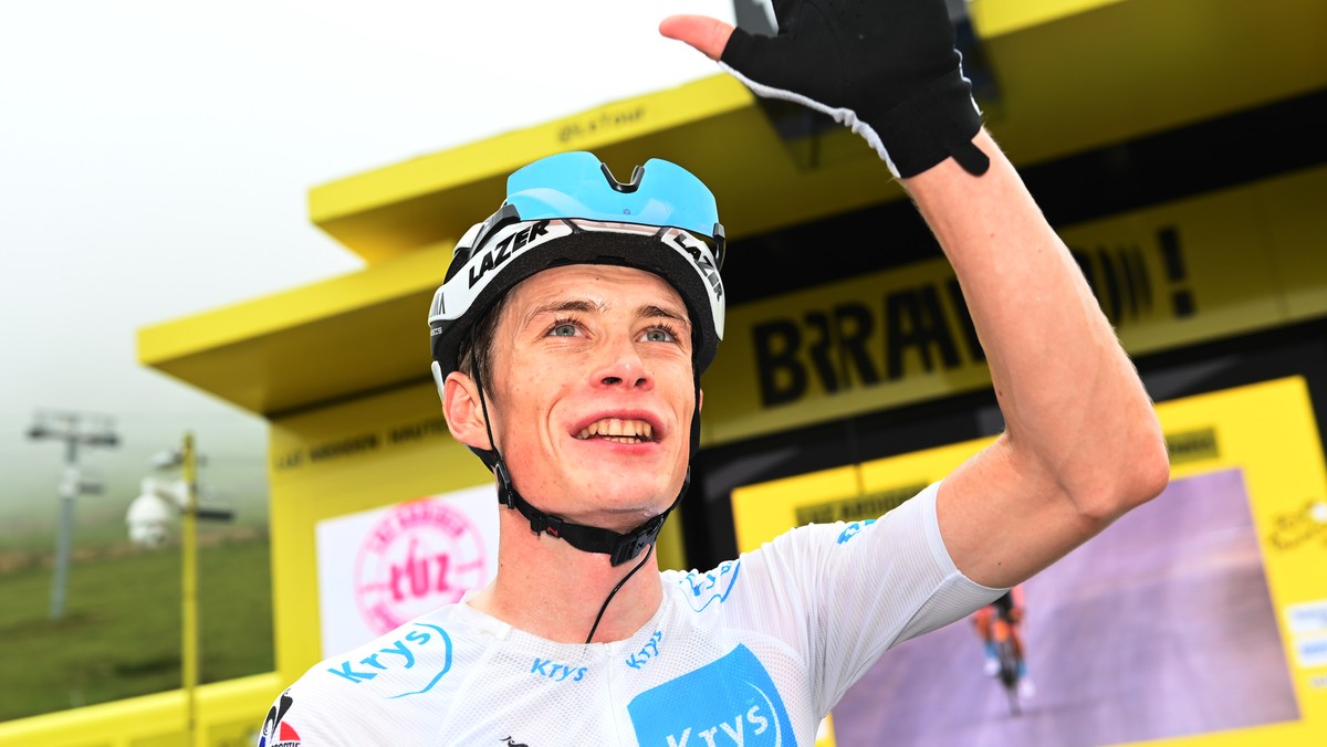 Dánsky cyklista Jonas Vingegaard počas Tour de France 2021. 