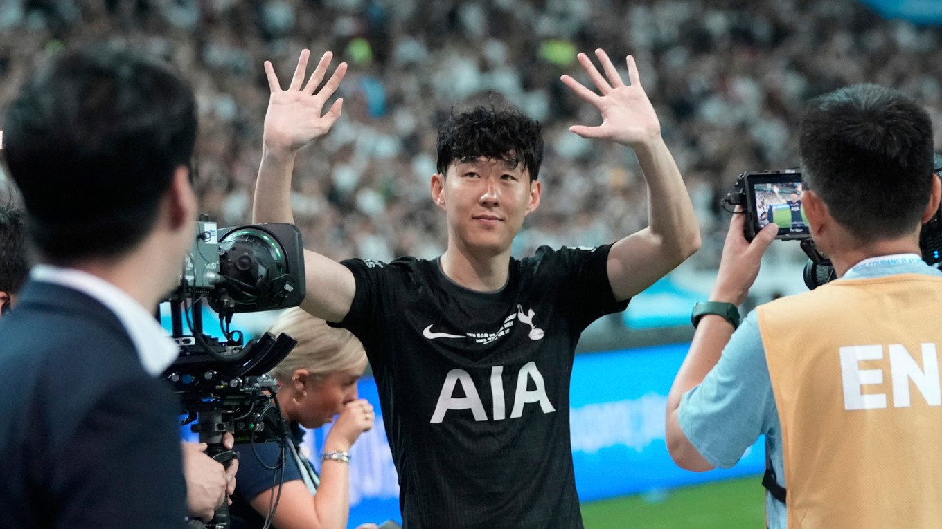 Son Heung-min máva fanúšikom