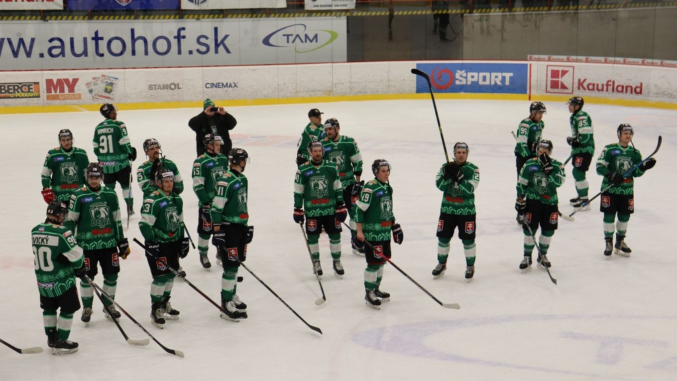 Hokejisti HK Detva.