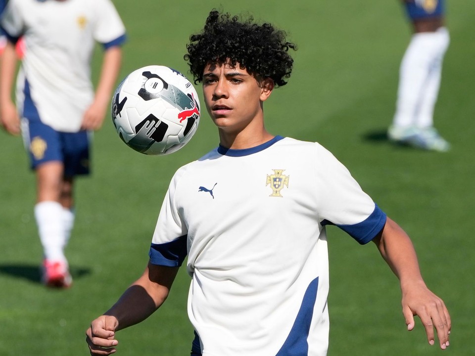 Cristiano dos Santos, najstarší syn portugalského futbalistu Cristiana Ronalda