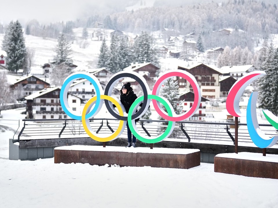 Olympijské a paralympijské kruhy. 