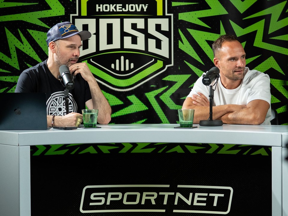 Filip Hudec a Andrej Sekera v podcaste Hokejový BOSS NHL.