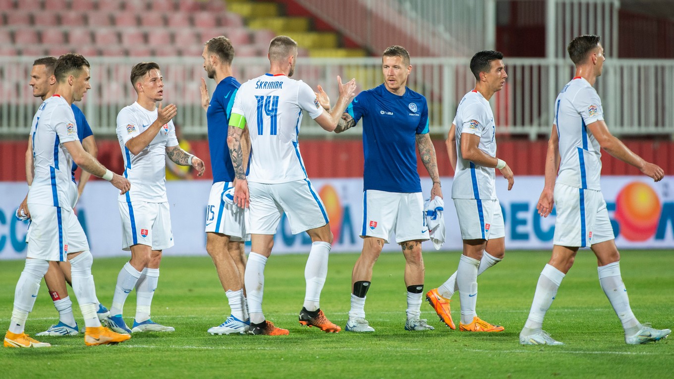 Slovenskí futbalisti v kvalifikácii EURO 2024.