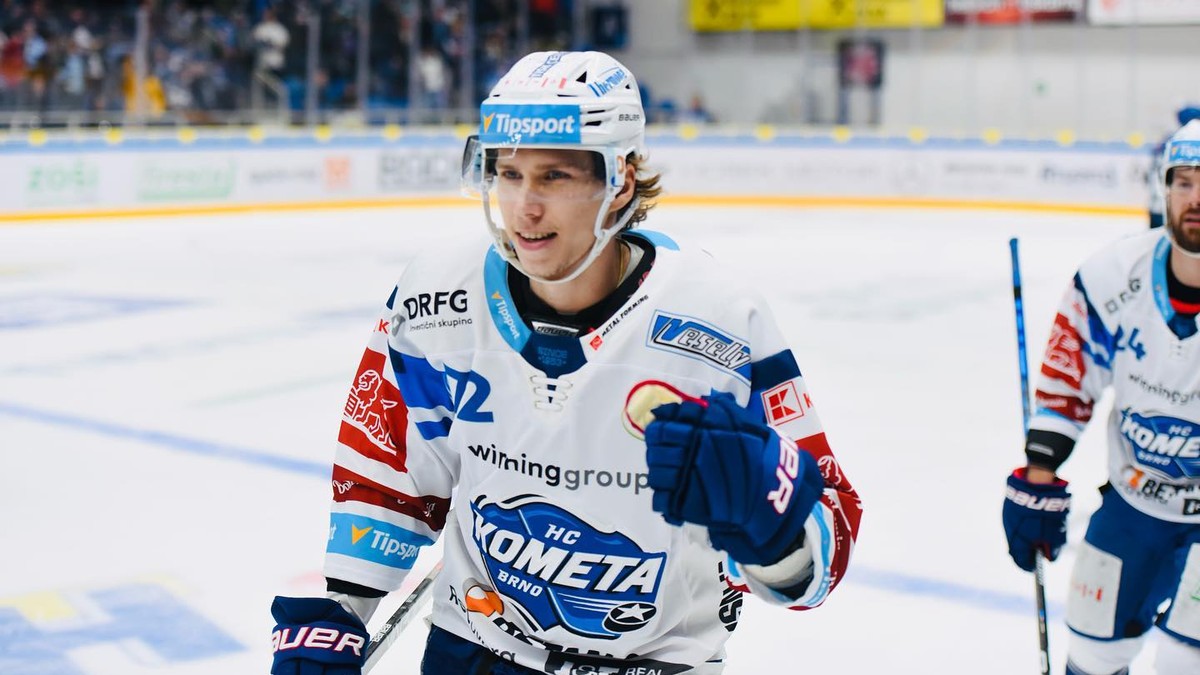 Andrej Kollár v drese Komety Brno.