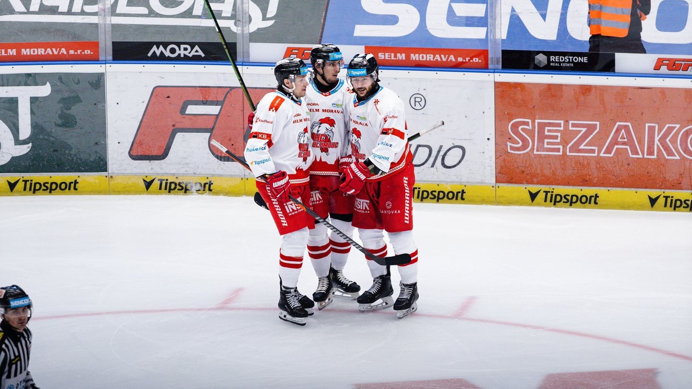 Hokejisti HC Olomouc.