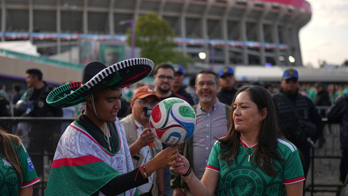 Fanúšikovia Mexika.
