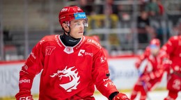 Slovenský obranca Patrik Koch v službách tímu HC Oceláři Třinec.