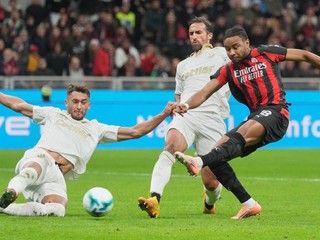 Momentka zo zápasu AC Miláno - Pisa