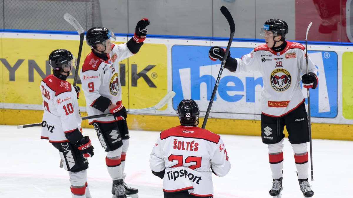 Radosť hráčov Banskej Bystrice.