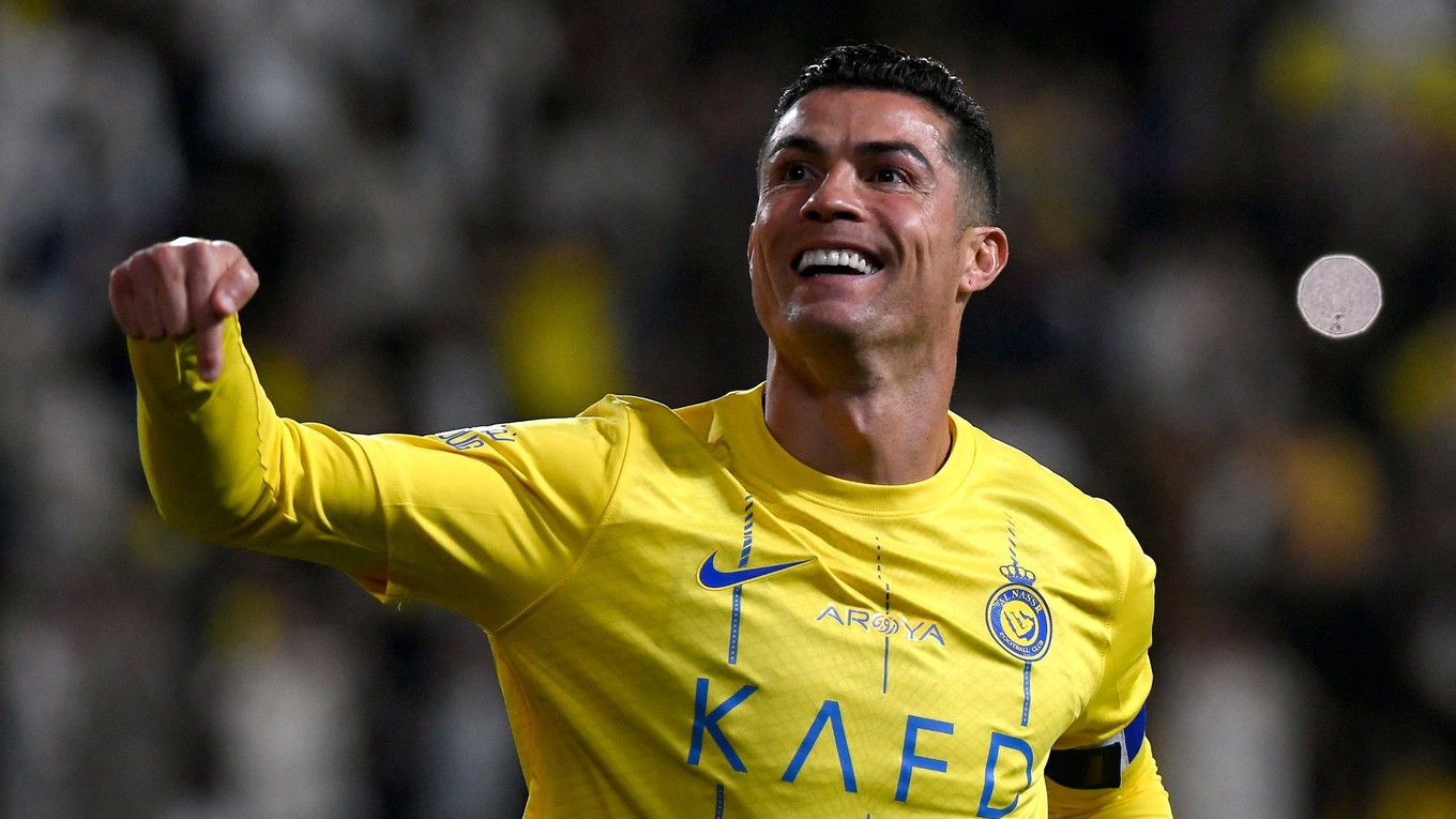 Cristiano Ronaldo v drese Al-Nassr.