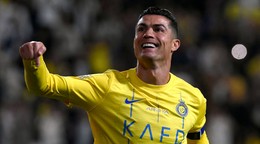 Cristiano Ronaldo v drese Al-Nassr.