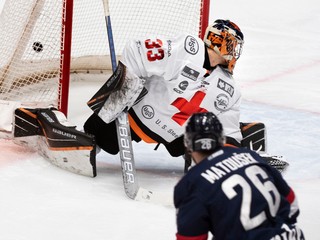 Momentka zo zápasu Slovan Bratislava - Košice.