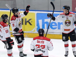 Radosť hráčov Banskej Bystrice.