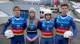 Slovenskí reprezentanti v sánkovaní.