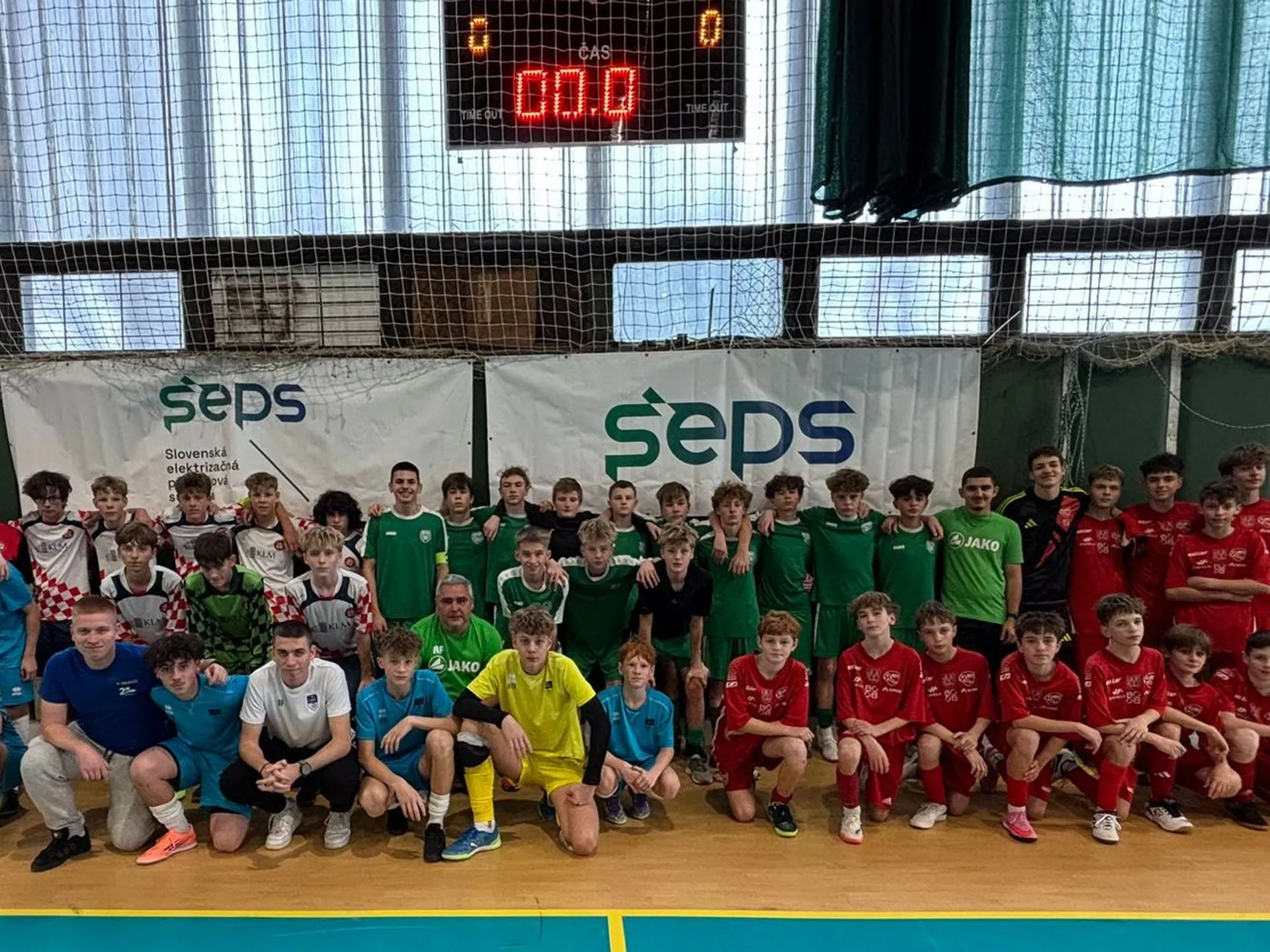 Poznáme finalistov halového turnaja Regions teams 2025 U15