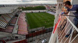 Štadión Raya Vallecano. 